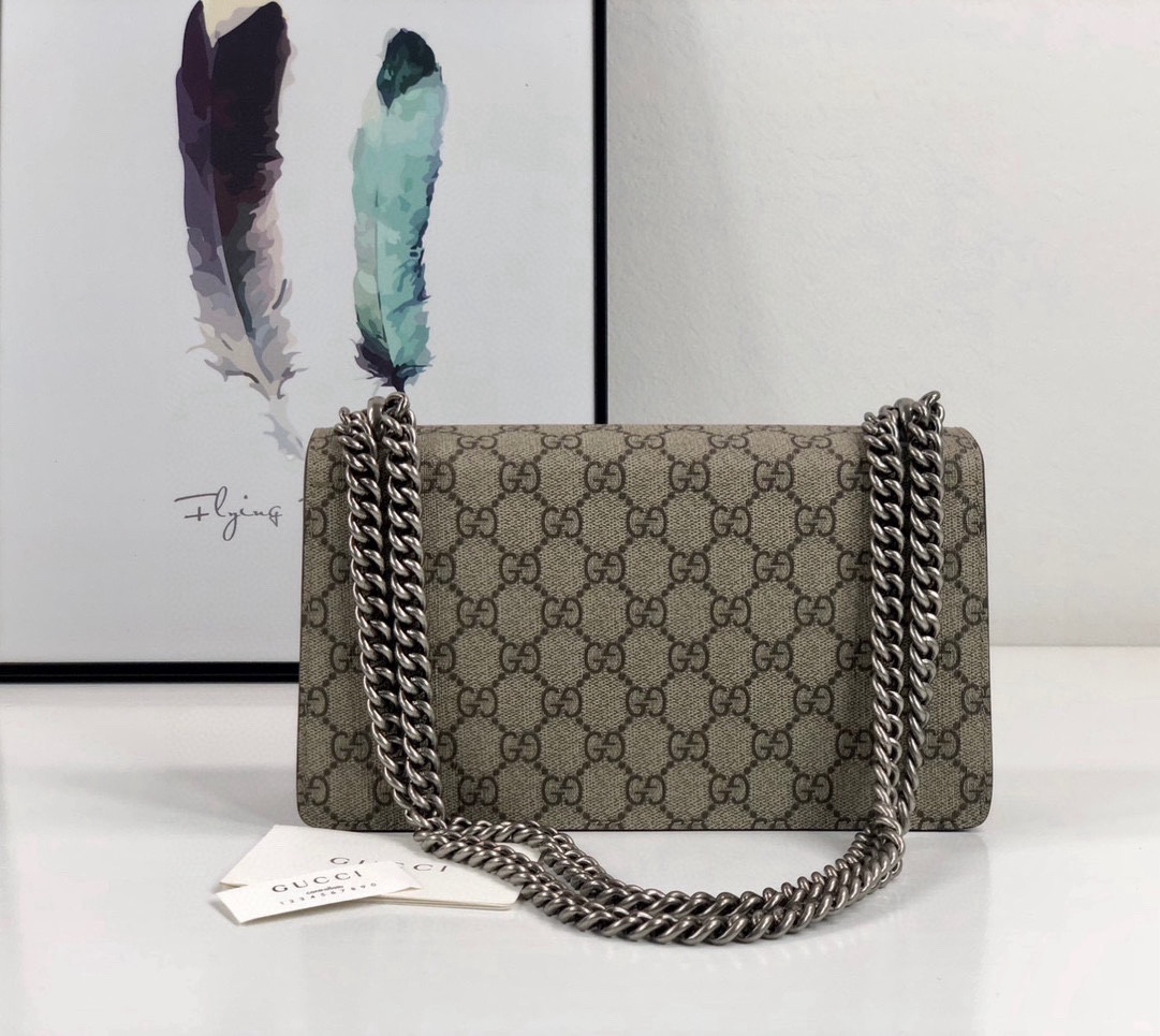 TOP GUCCI Dionysus Bag Mini Chain Bag 25X14X8cm - Brown