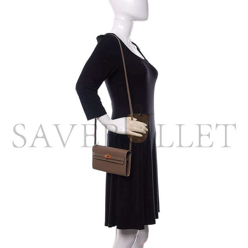 HERMES KELLY CLASSIQUE TO GO WALLET H080253CC72 (19.7*11.5*1.5cm)