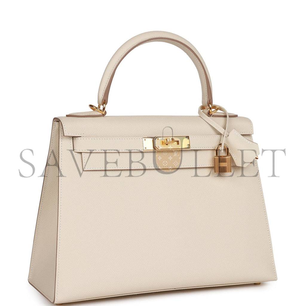 HERMES KELLY 28 EPSOM GOLD HARDWARE (28*22*10cm)
