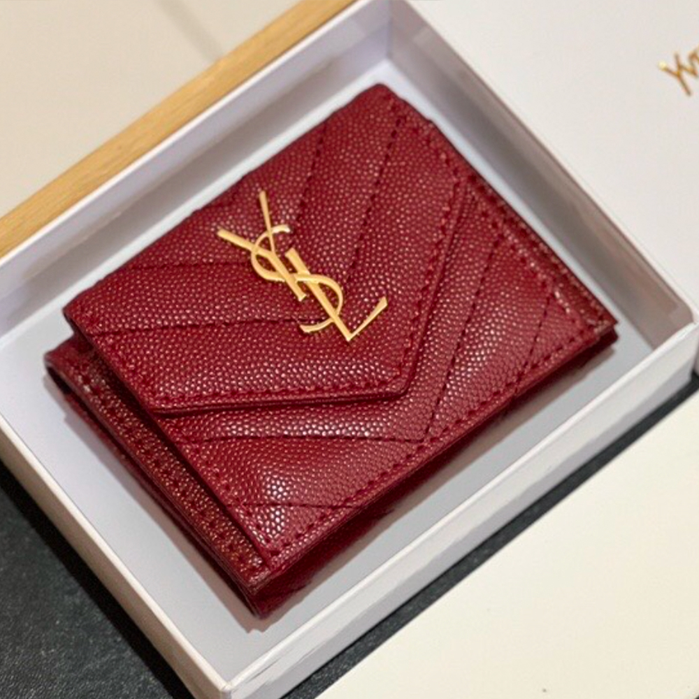 Saint Laurent YSL Leather Card Holder (Replica)