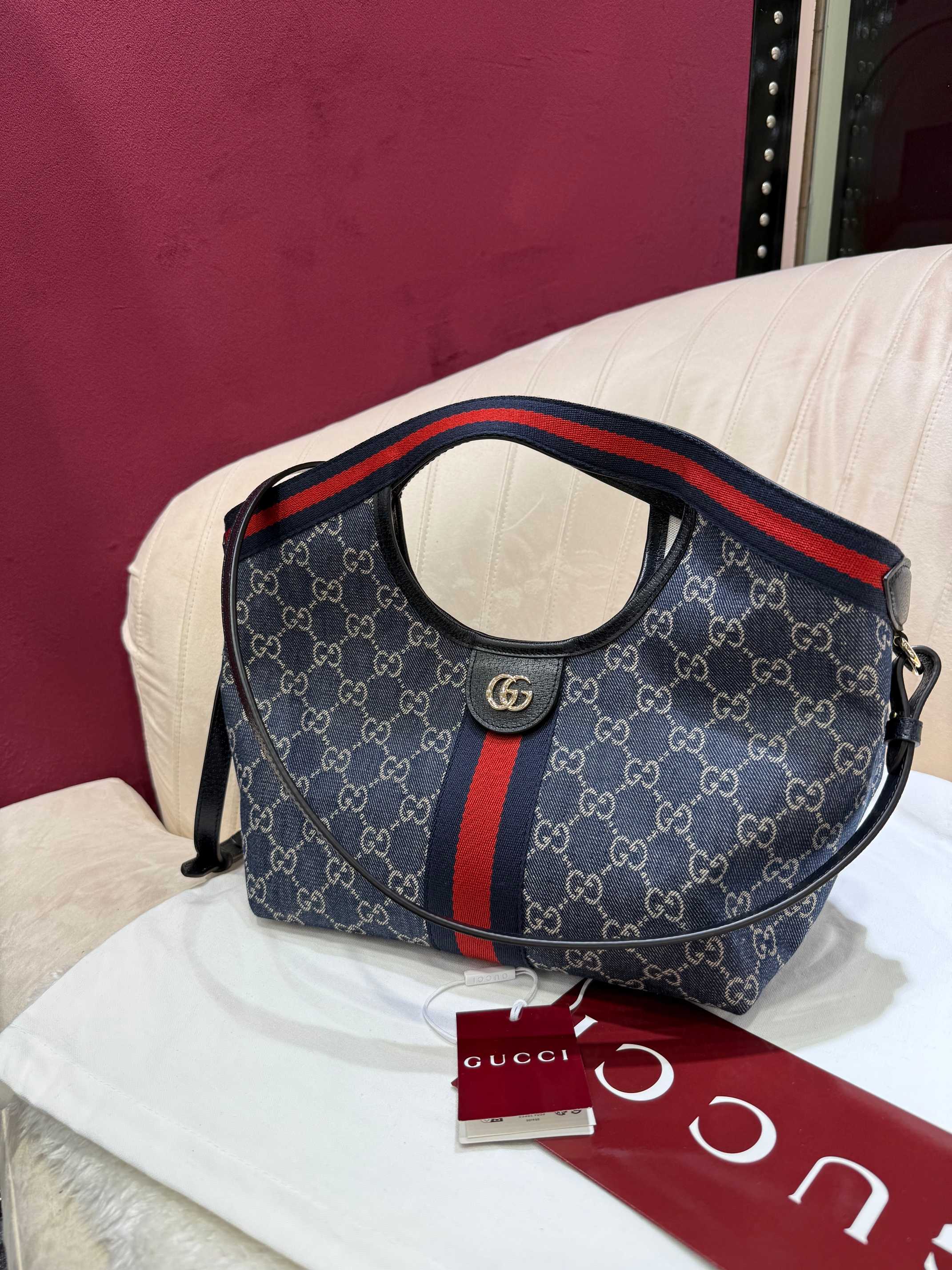 TOP GUCCI Giglio Tote Bags  25 x  20 x  15㎝ - 2 Colors