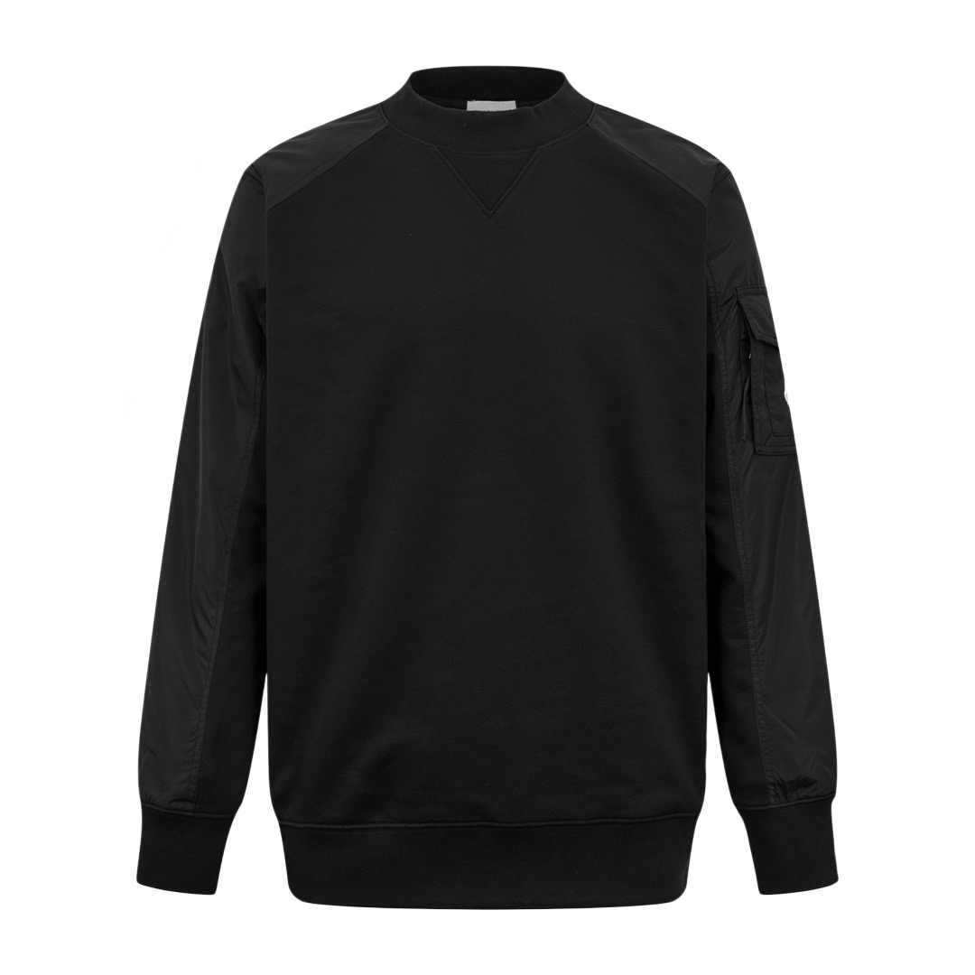 Moncler 标识贴袋拼接卫衣