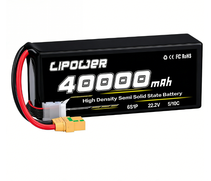 6S 40000mAh 22.2V high rate drone lithium polymer battery - lipowbattery
