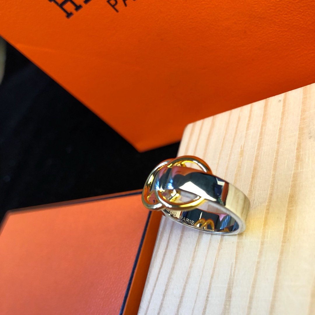TOP HERMES Ring - Sliver