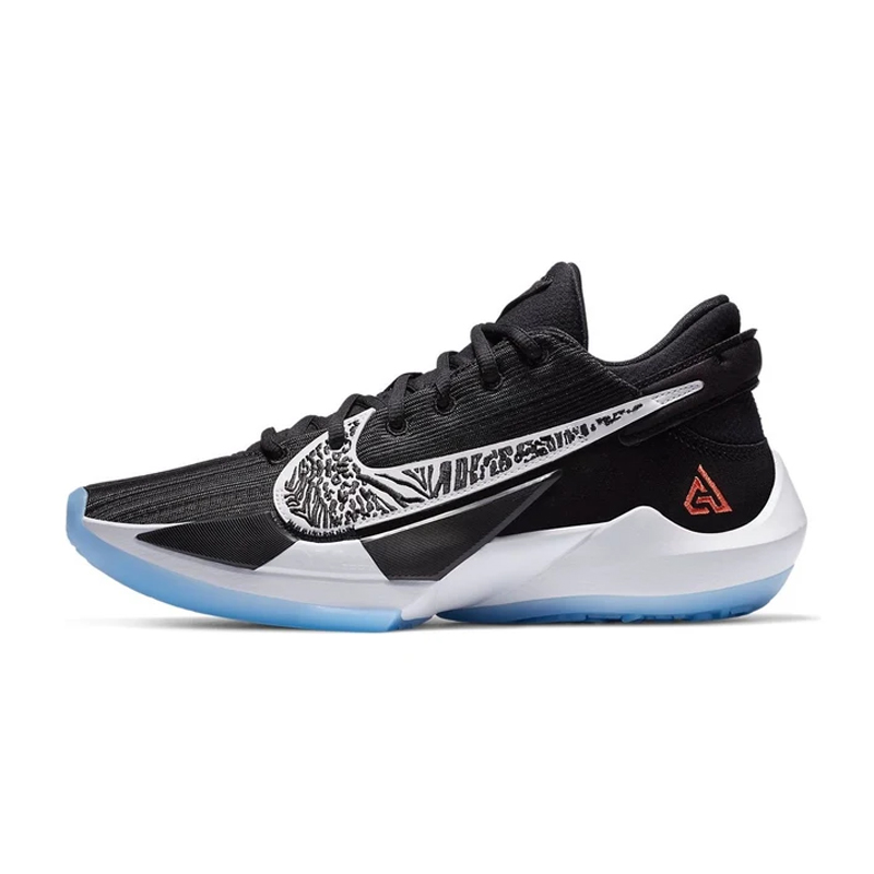 Nike Zoom Freak 2 Black White Basketball Shoes For Men