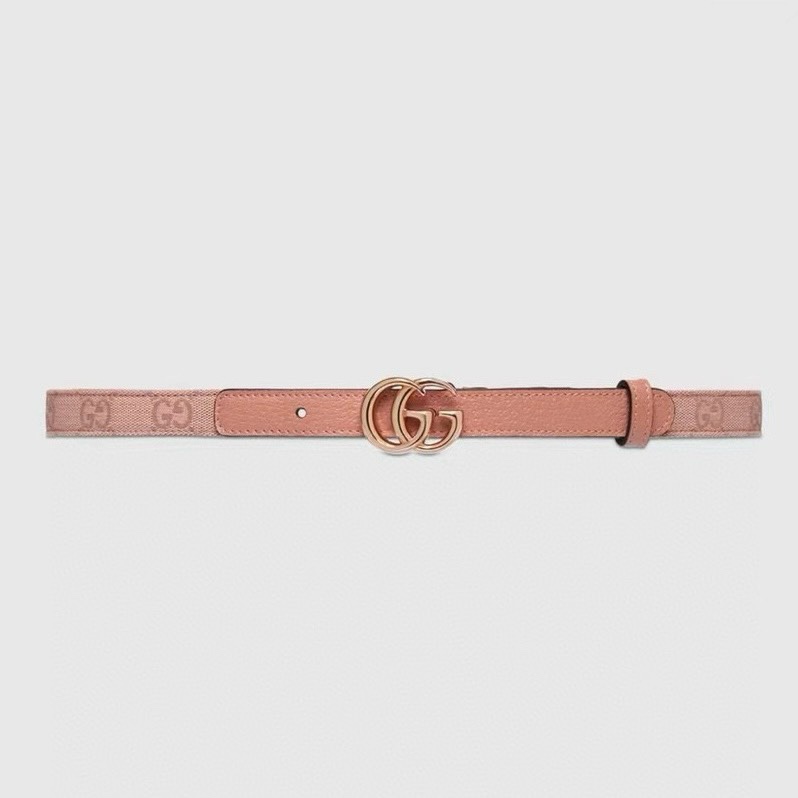 TOP GUCCI Lady Belt - 2CM - Nude Pink
