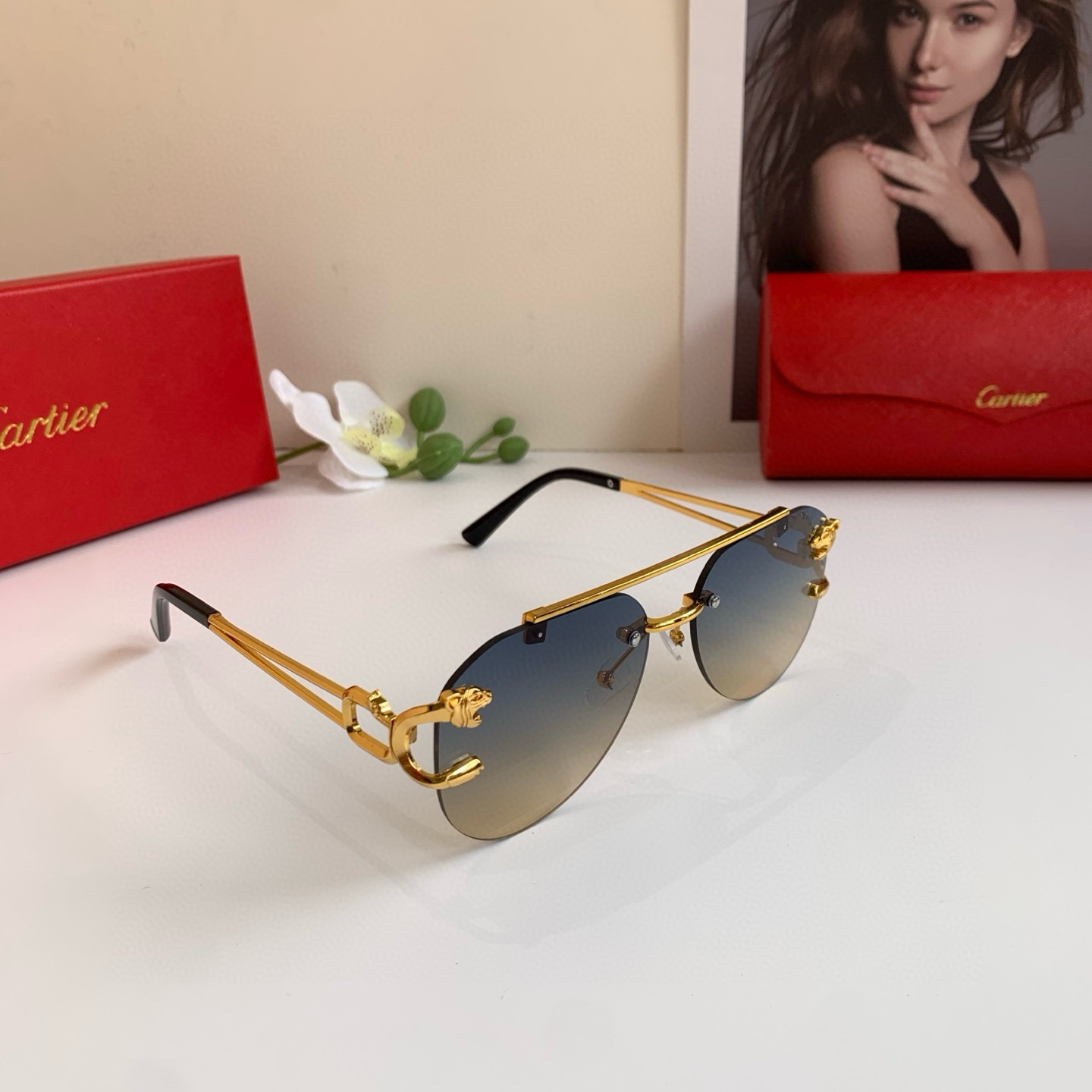 TOP Cartier Sunglasses - 3 Color