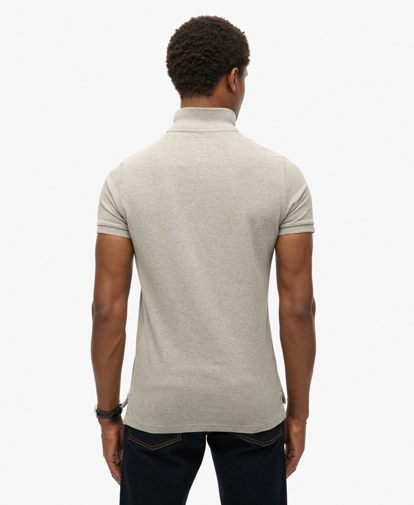 Vintage Athletic Polo | Light Grey Marle
