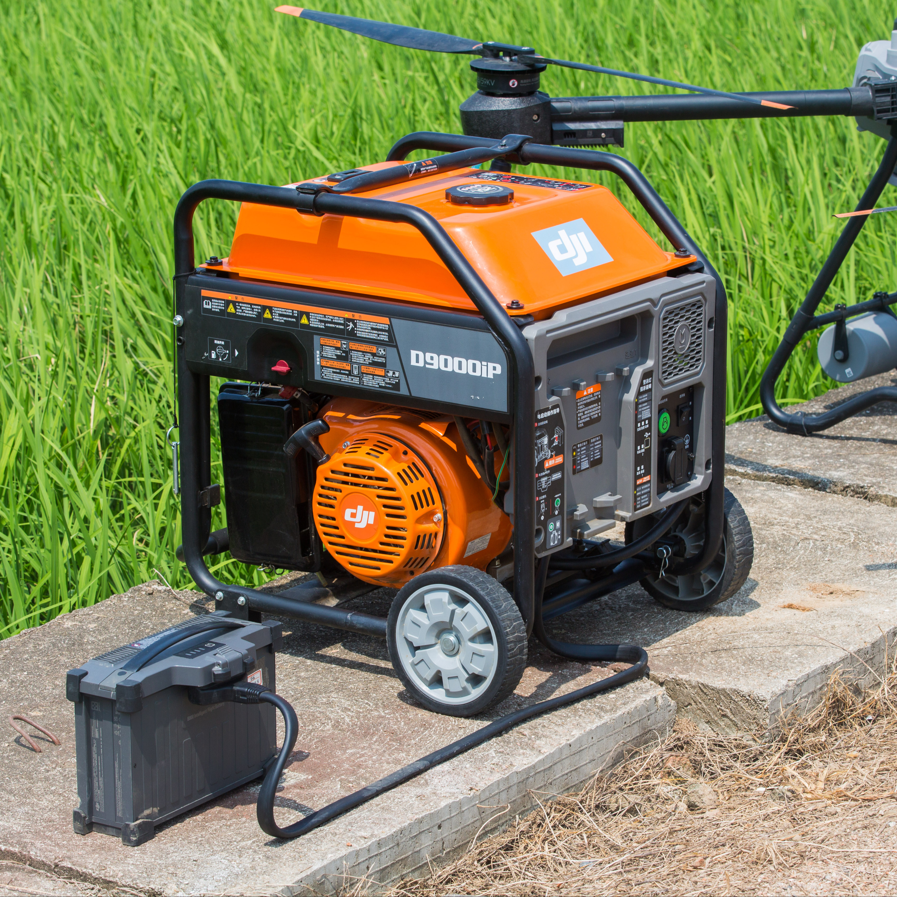 MultiFunctional Inverter Generator D12000iE for DJ1 Agras Drone T20P T30 T40 T50 Durable Metal Agricultural Drone Accessories
