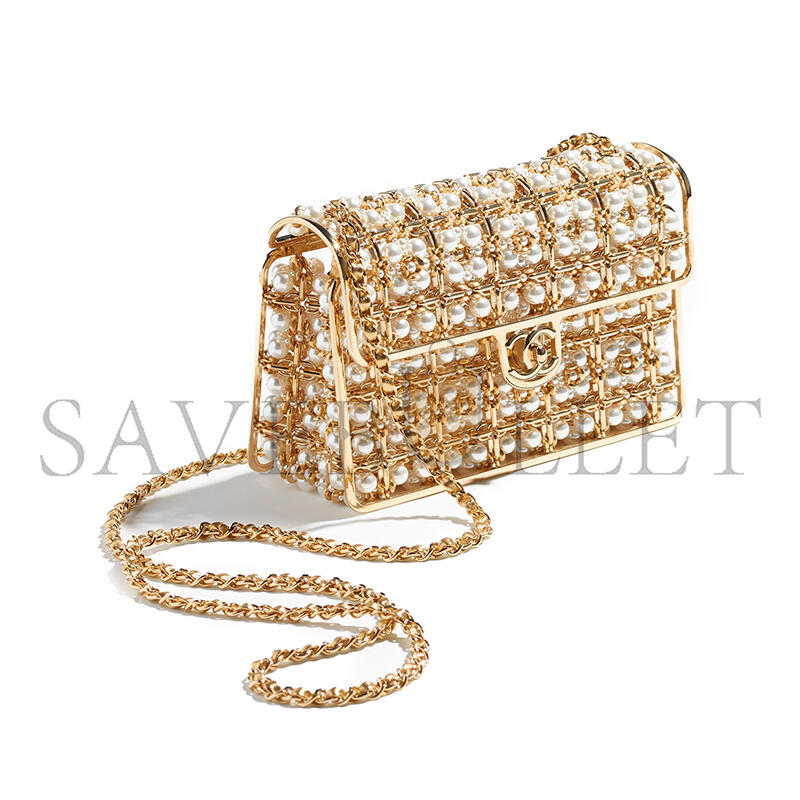 CHANEL 23S CLASSIC FLAP EVENING BAG AS4076 (17*11*6cm)