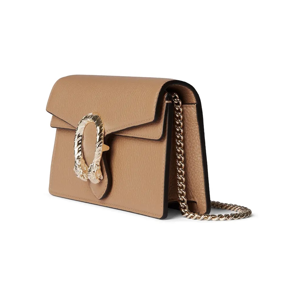 TOP GUCCI Dionysus Bag 16.5 x 10 x 4 CM - Khaki