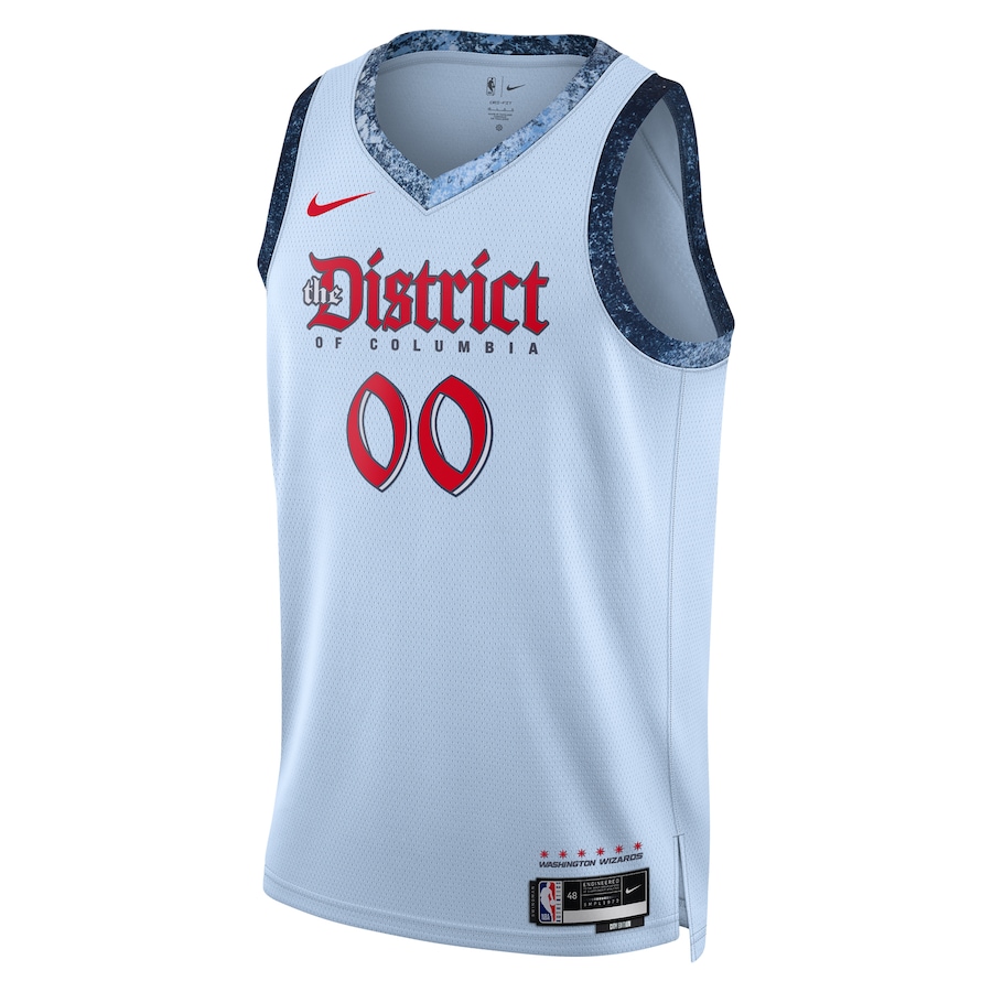 Unisex Washington Wizards Powder Blue 2024/25 Custom Swingman Jersey - City Edition