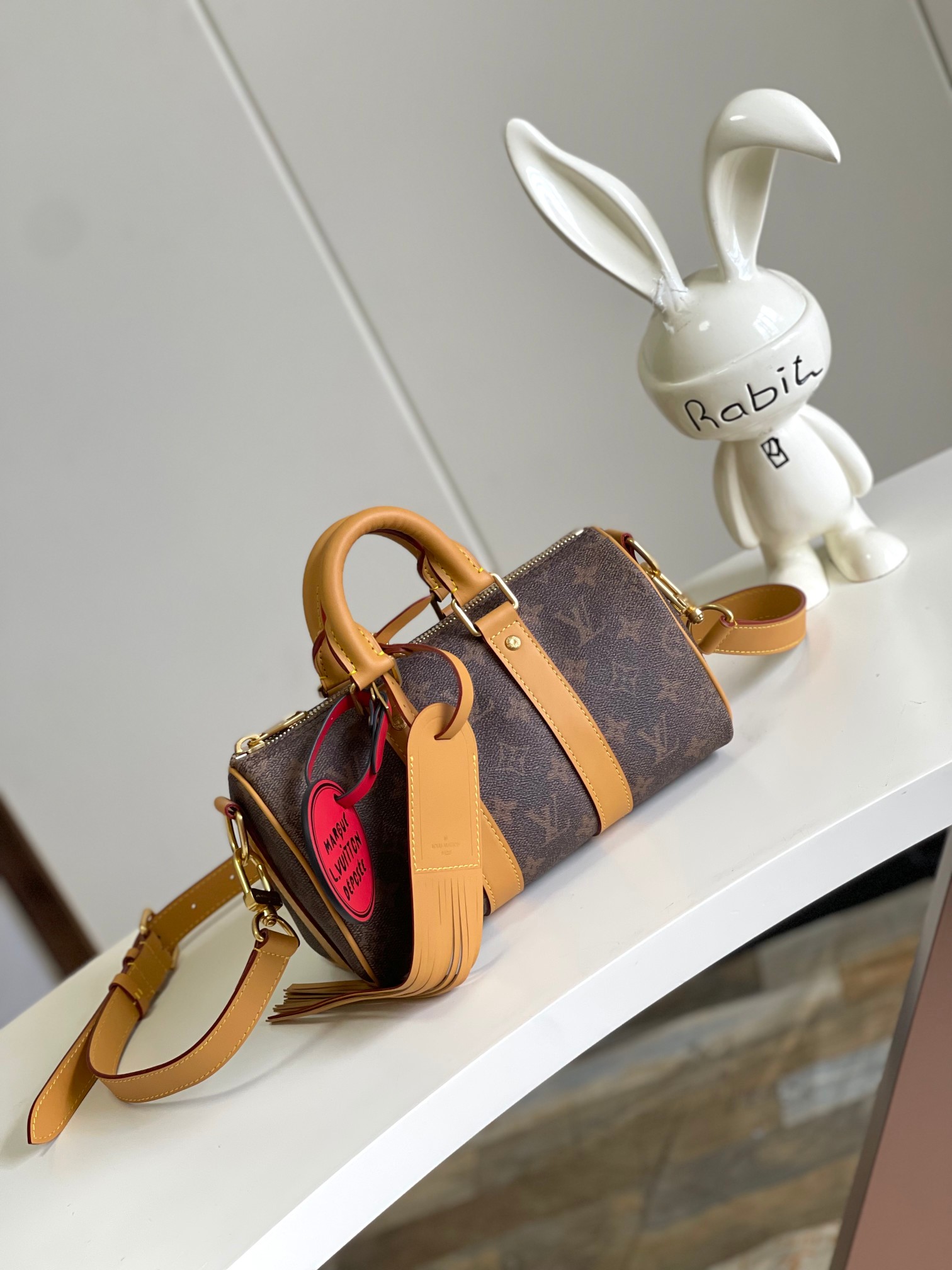 TOP Louis Vuitton LV Keepall Bandoulière 25 Handbag 25 x 15 × 11 cm- GHW