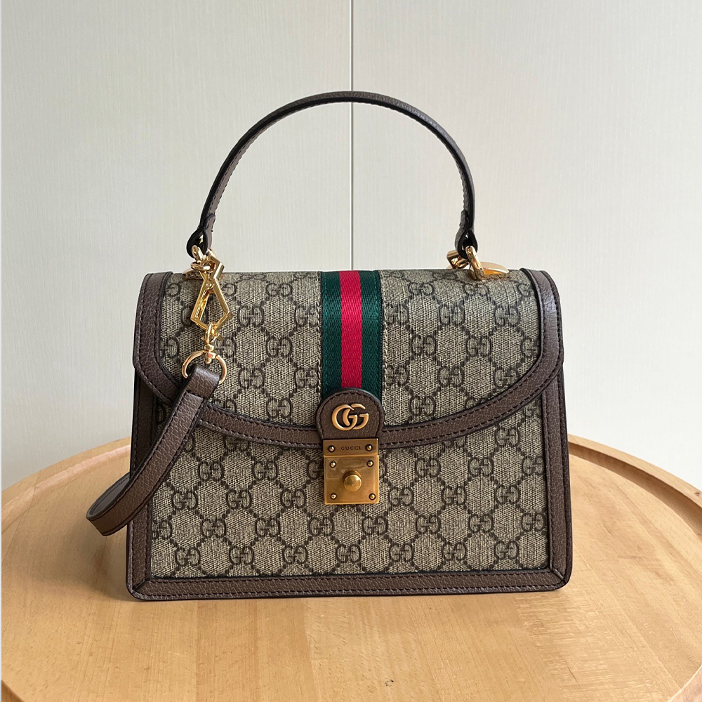 GUCCI  Ophidia Small Top Handle Bag(Replica)