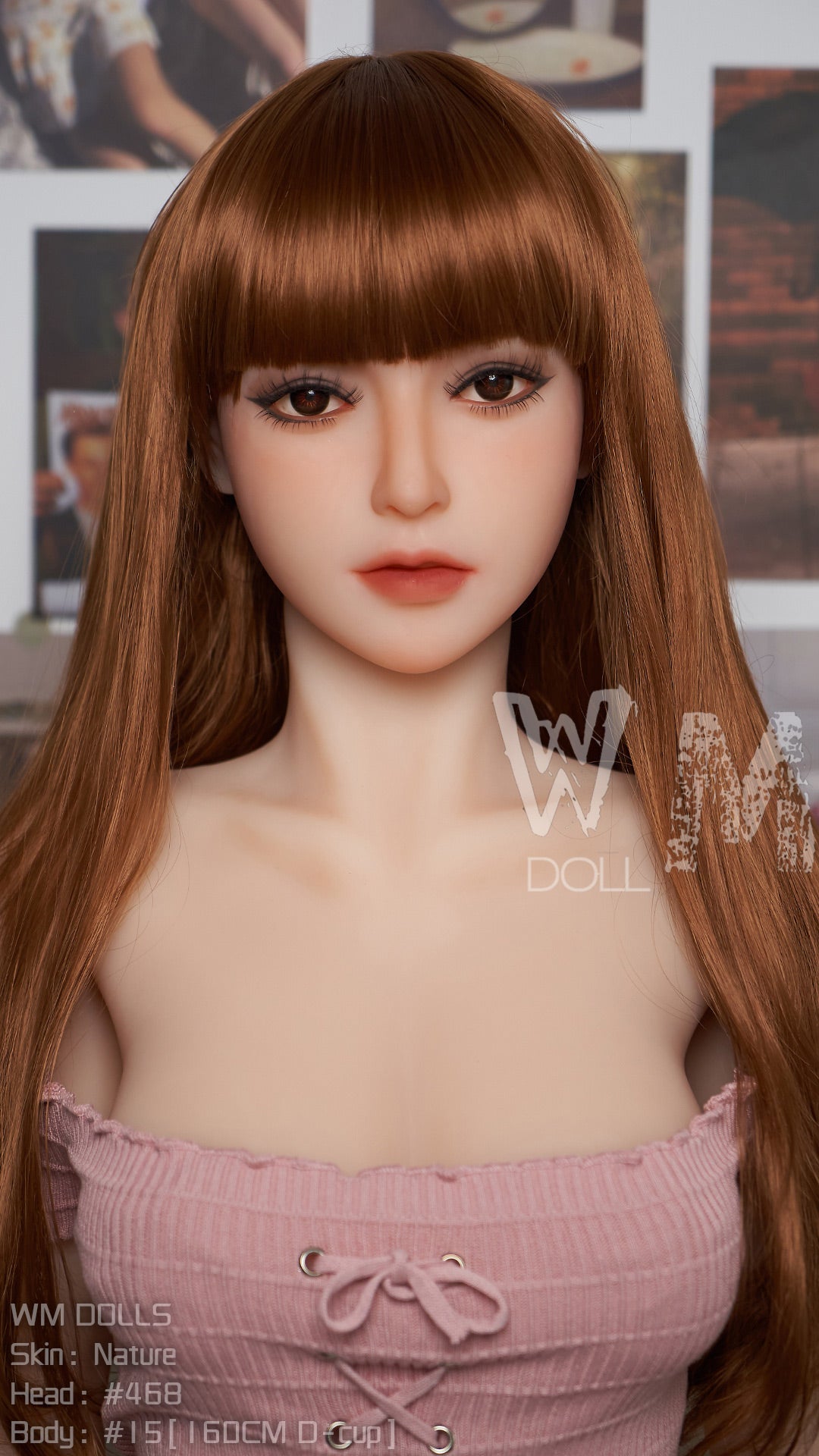 160cm/5ft3 D-Cup Medium Boobs Big Booty TPE Sex Doll with #468 Head