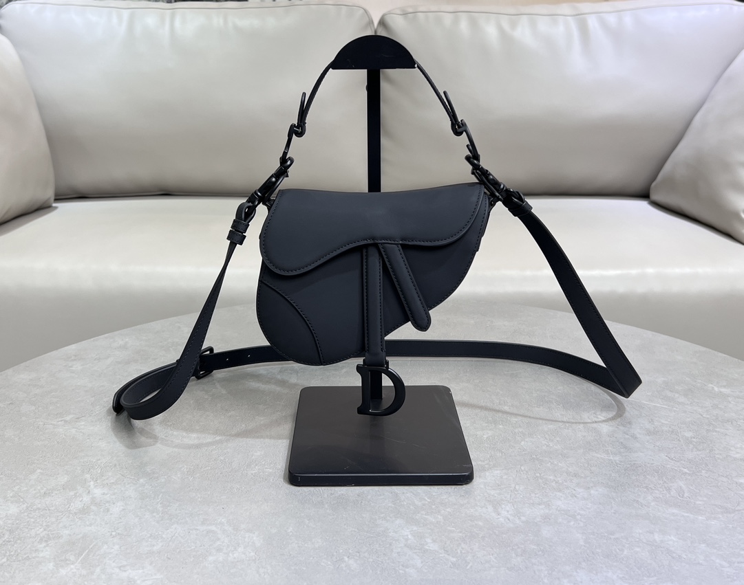 TOP Christian Dior Saddle Bag Leather 17x5x15cm - 16 Color