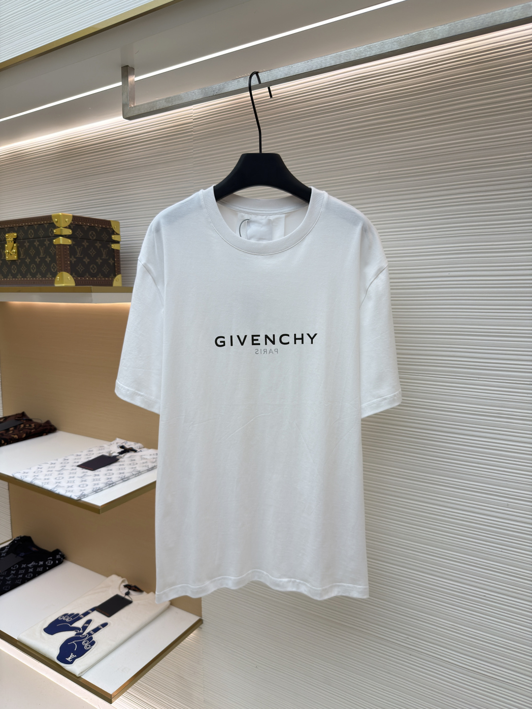 Givenchy 双层字母Logo印花短袖T恤