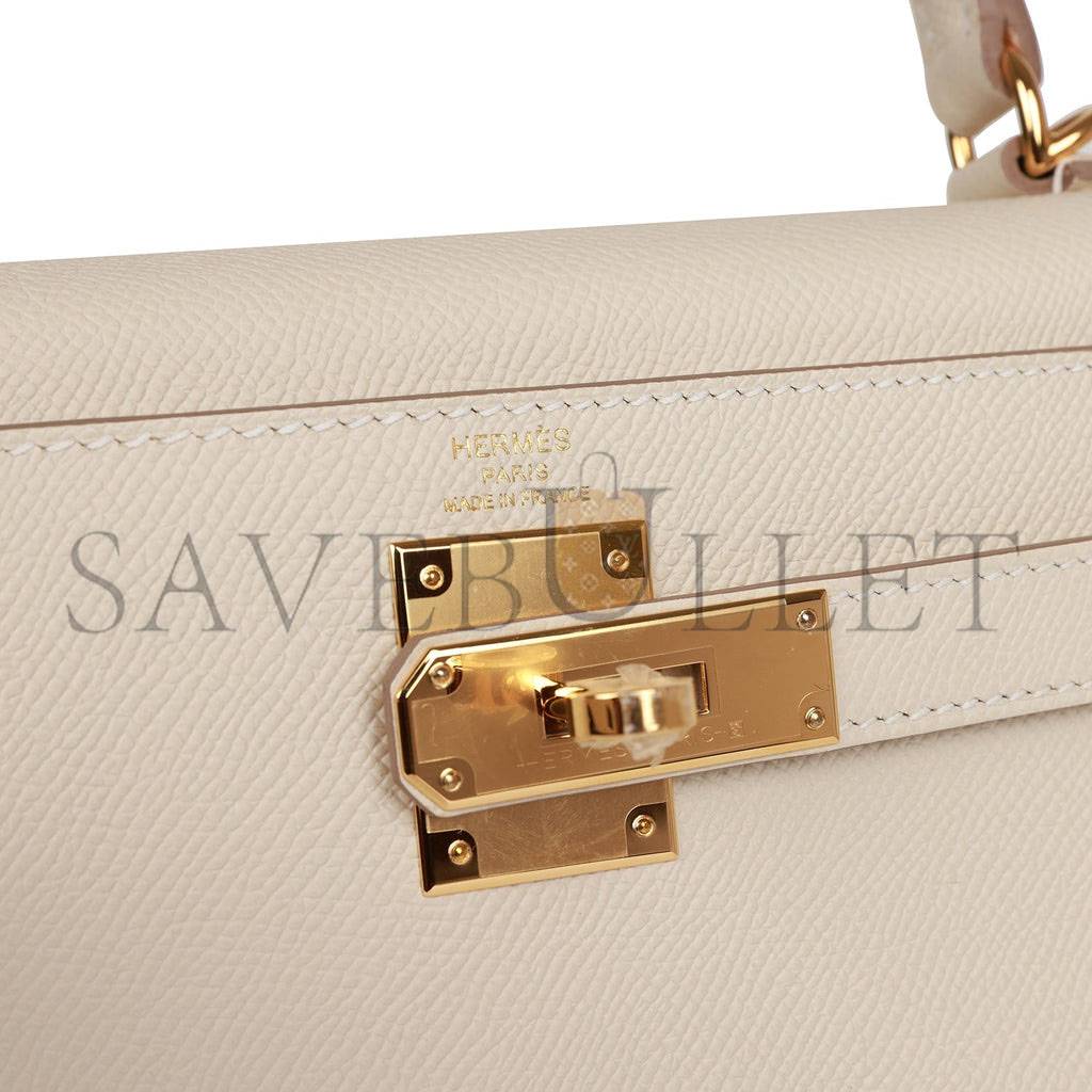 HERMES KELLY 28 EPSOM GOLD HARDWARE (28*22*10cm)
