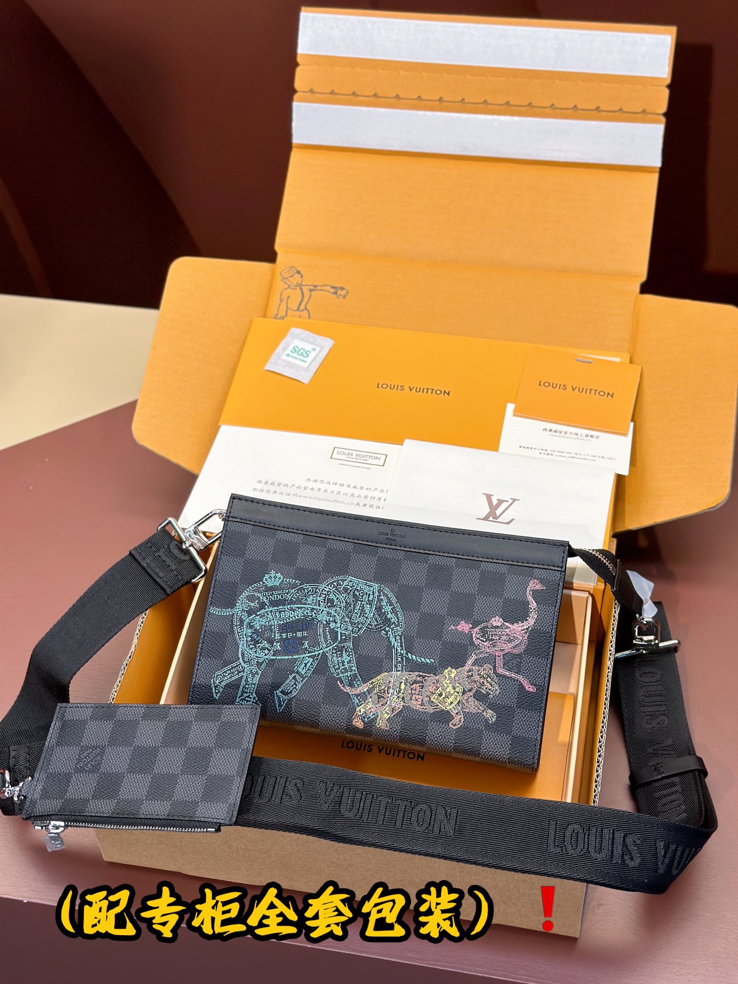 TOP Louis Vuitton LV Monogram Eclipse Canvas Bag 18.5 x 11 x 6.5cm - 3 Colour