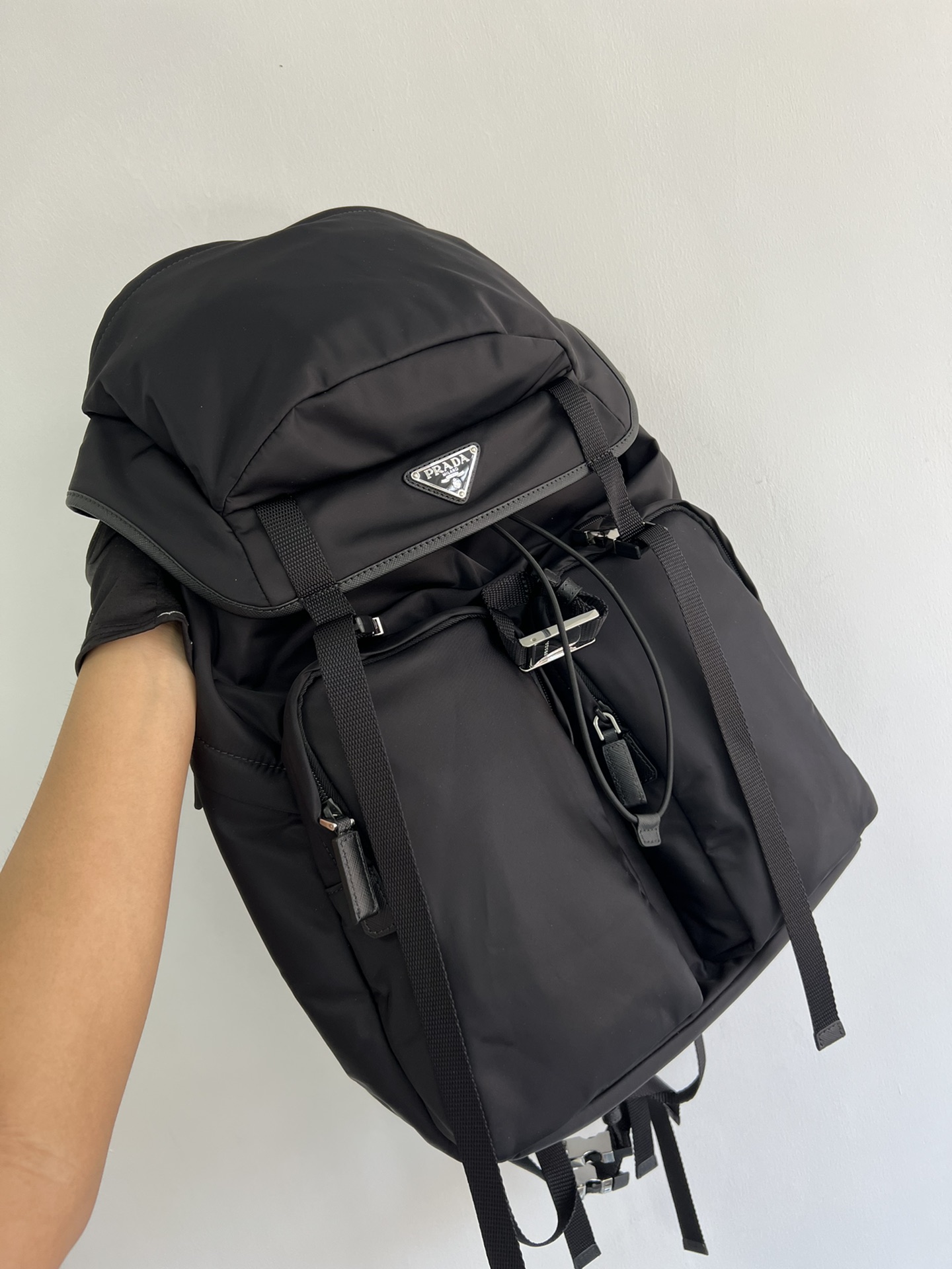 Top PRADA New Hiking  Bags 32x52x19cm - Black