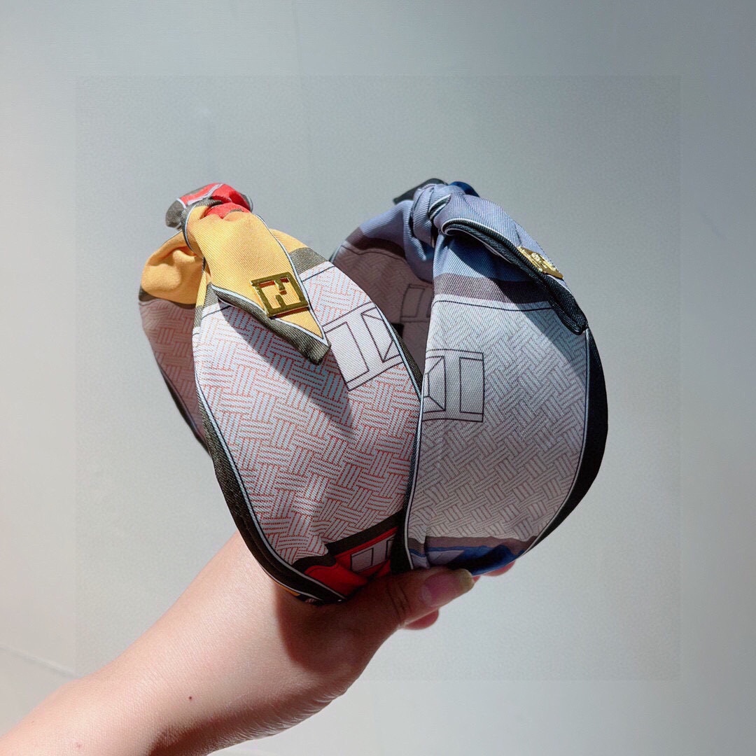 TOP FENDI Colorful Bow Tie Headband - 3 Colors
