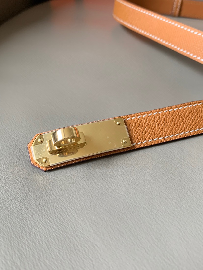 TOP HERMES Cowhide Belt - 1.8CM - 36 Color