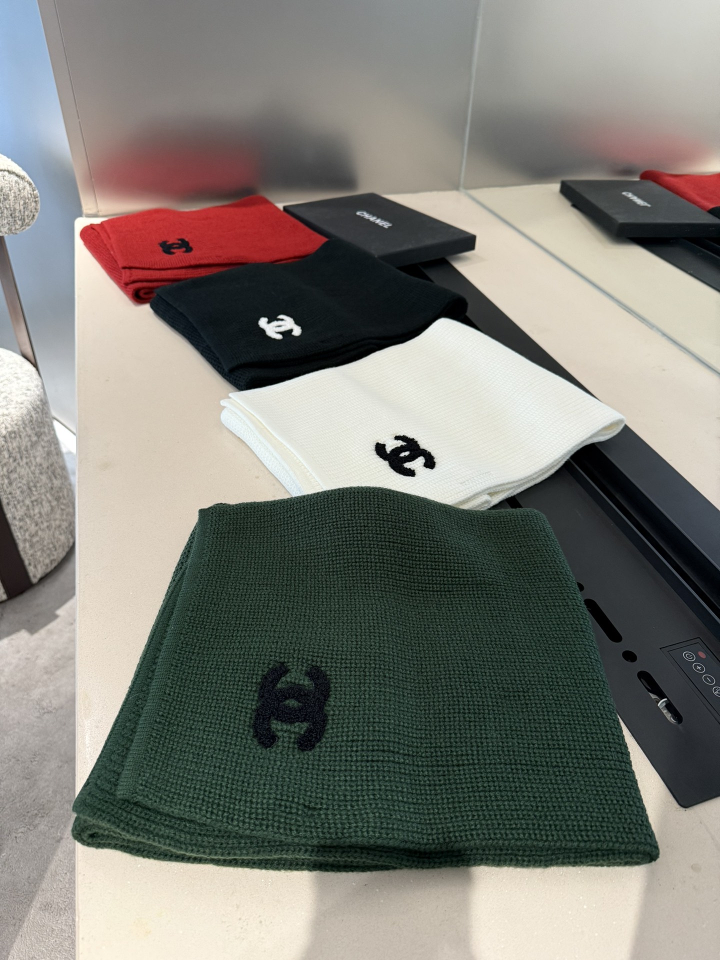 TOP CHANEL CC  Scarf 30cm×180cm - 4 Colors