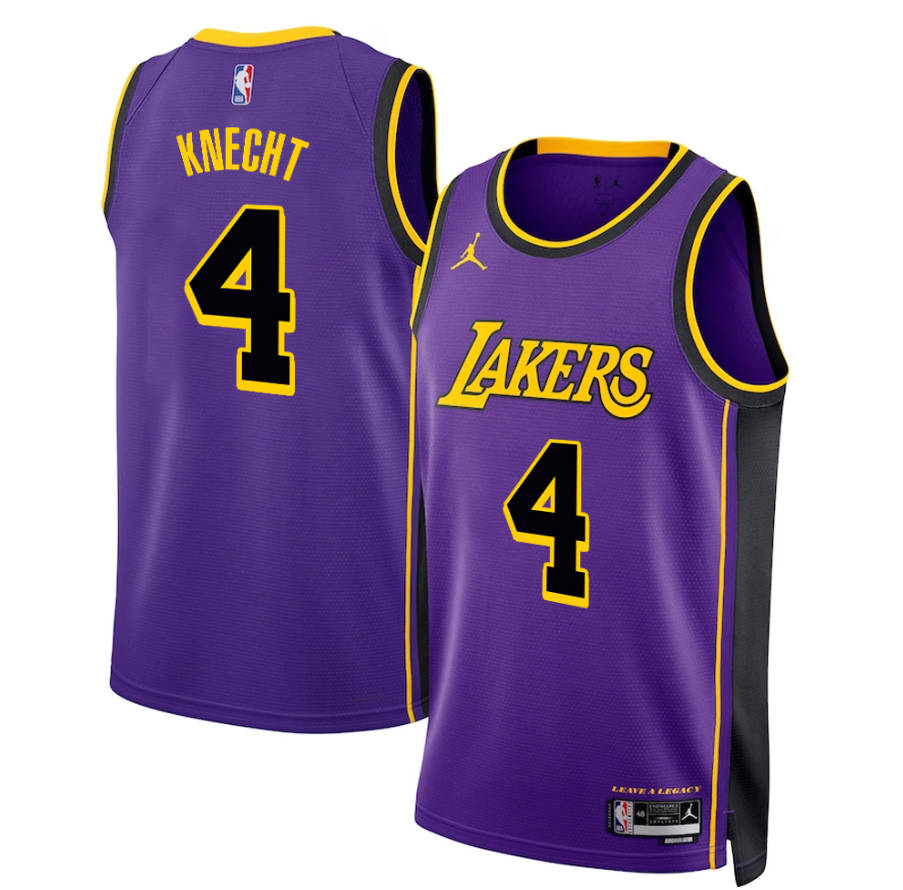 Dalton Knecht Los Angeles Lakers Jersey
