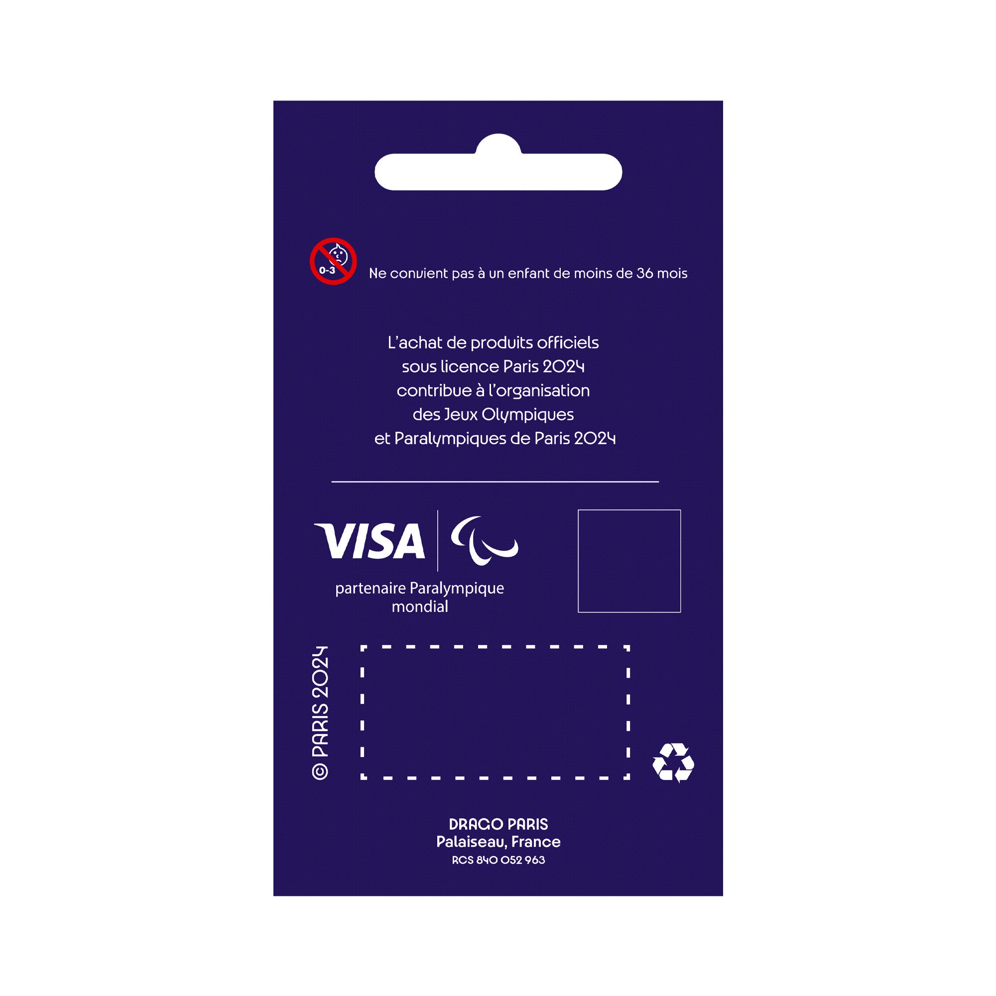 Paris 2024 Paralympics Pin Badge