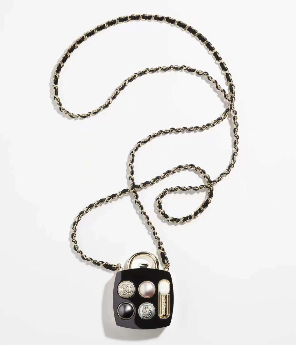 TOP CHANEL Mini Evening Bag 5.5x5.5x2.8cm - Black