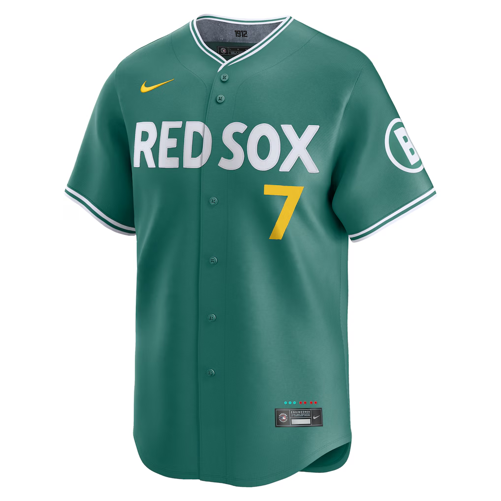 Men's Boston Red Sox Masataka Yoshida  Green 2025 City Connect Limited Player Jersey