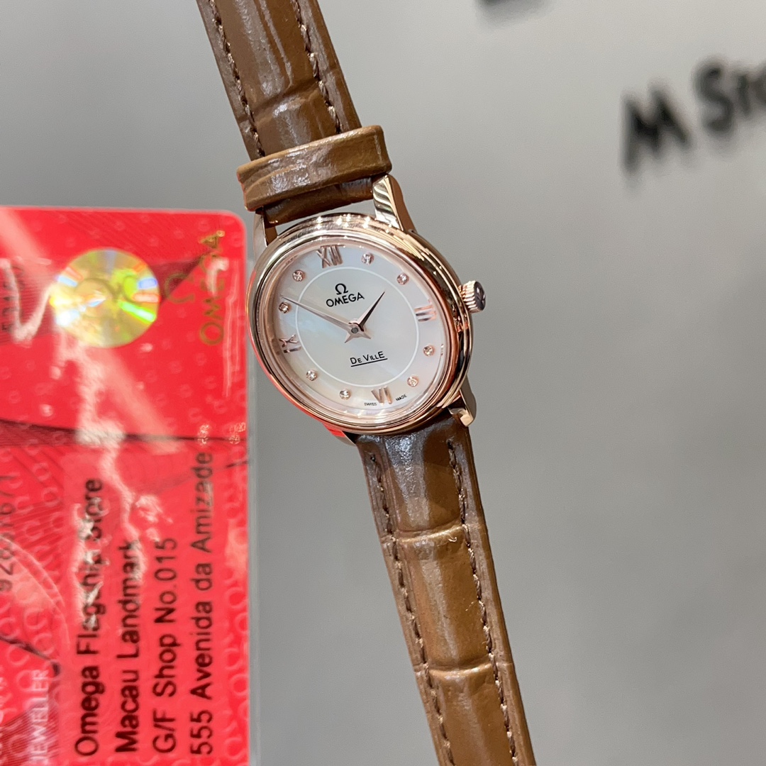 TOP OMEGA Watch 27.4mm-Brown