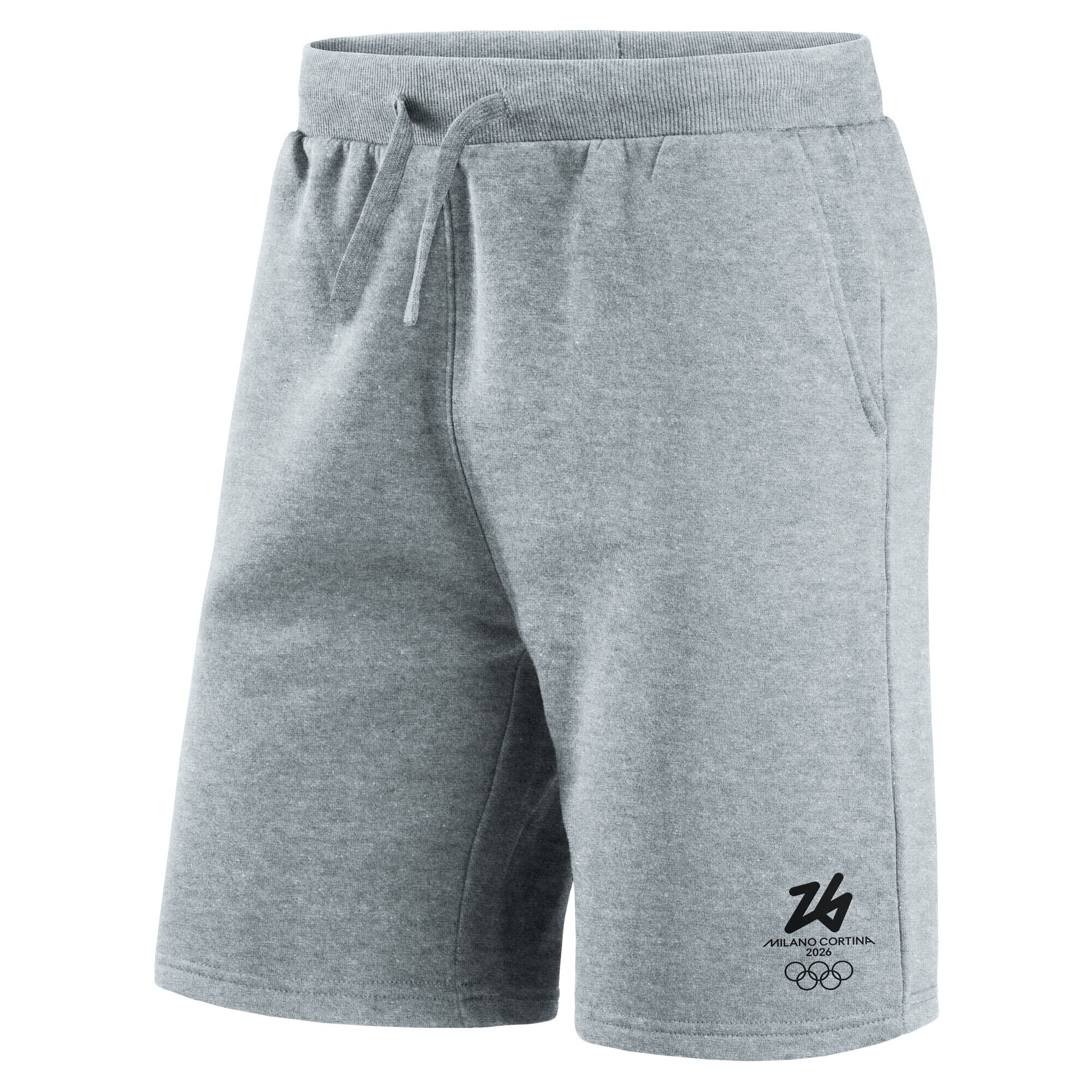 Milano Cortina 2026 Olympics Primary Logo Sweat Short - Grey