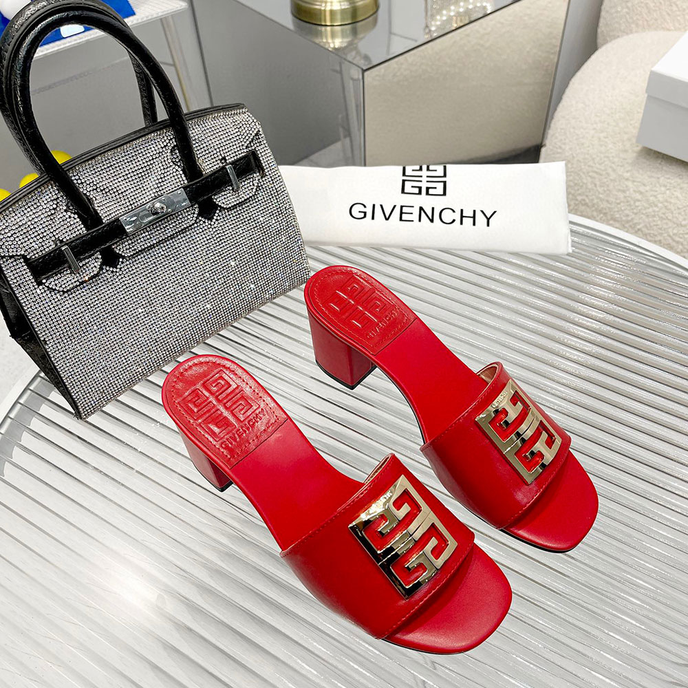 Givenchy Leather Fashion Muggles  Slide Sandal(Replica)