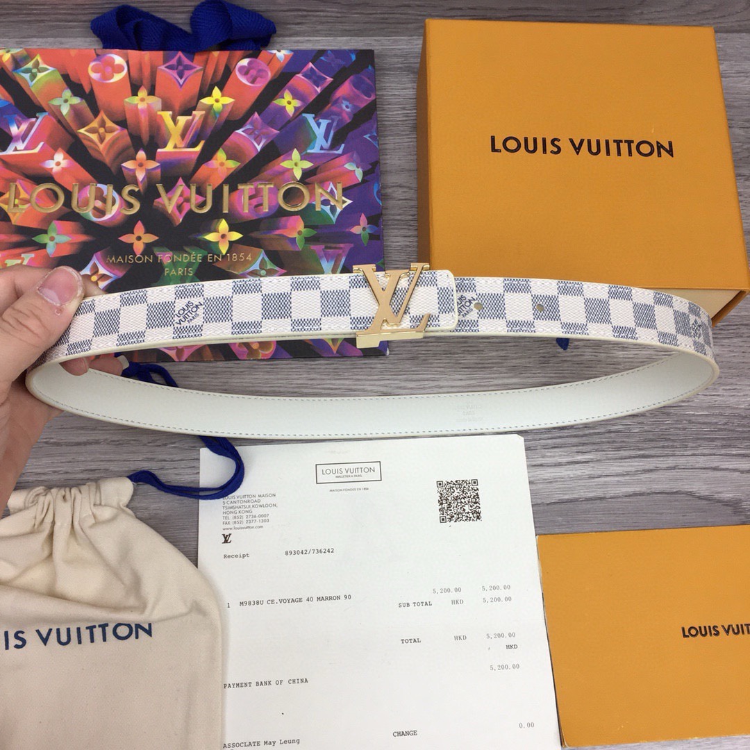 TOP Louis Vuitton LV Women's Classic Belt - 2.5CM
