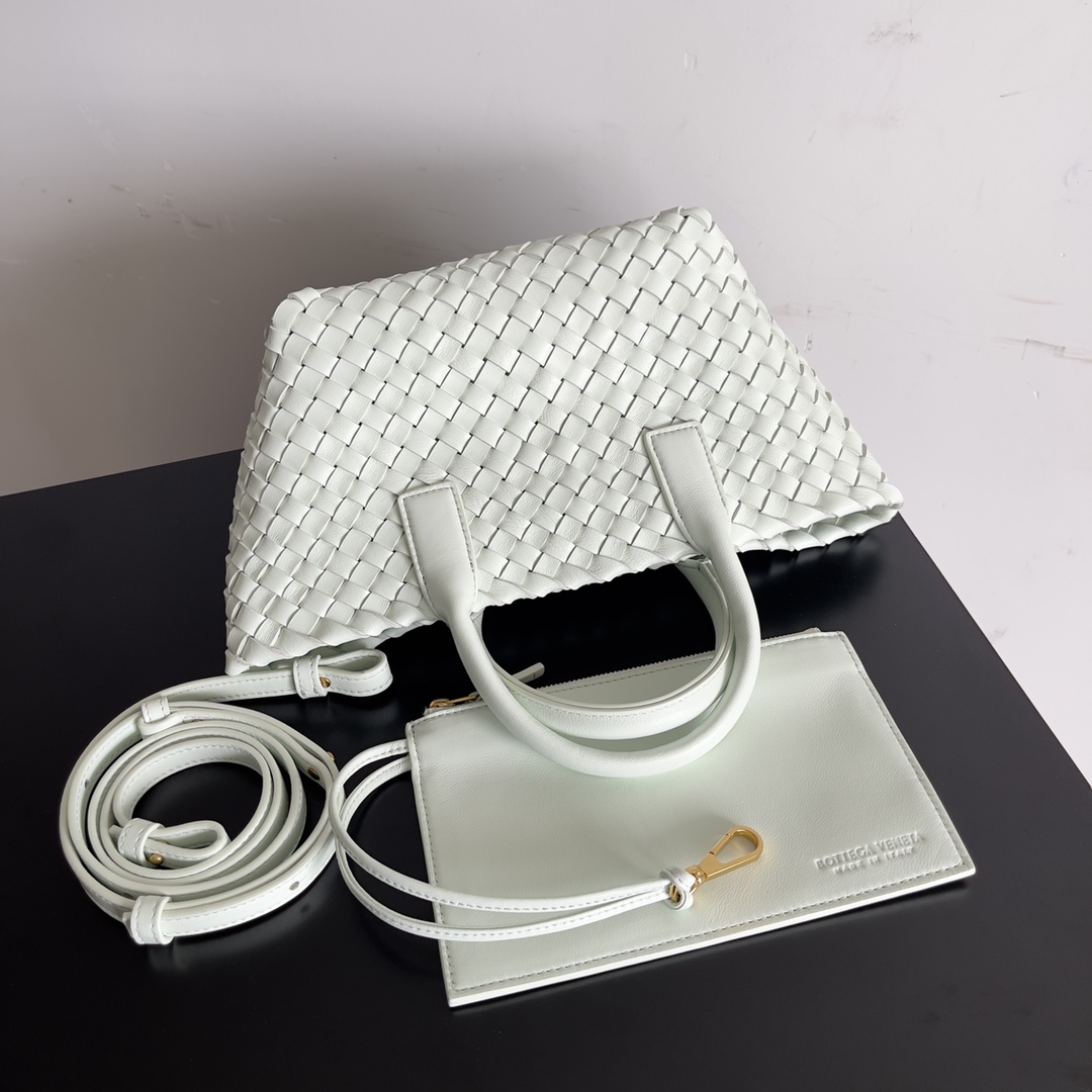 TOP Bottega Veneta BV Mini Cabat Bags - Light Mint Green