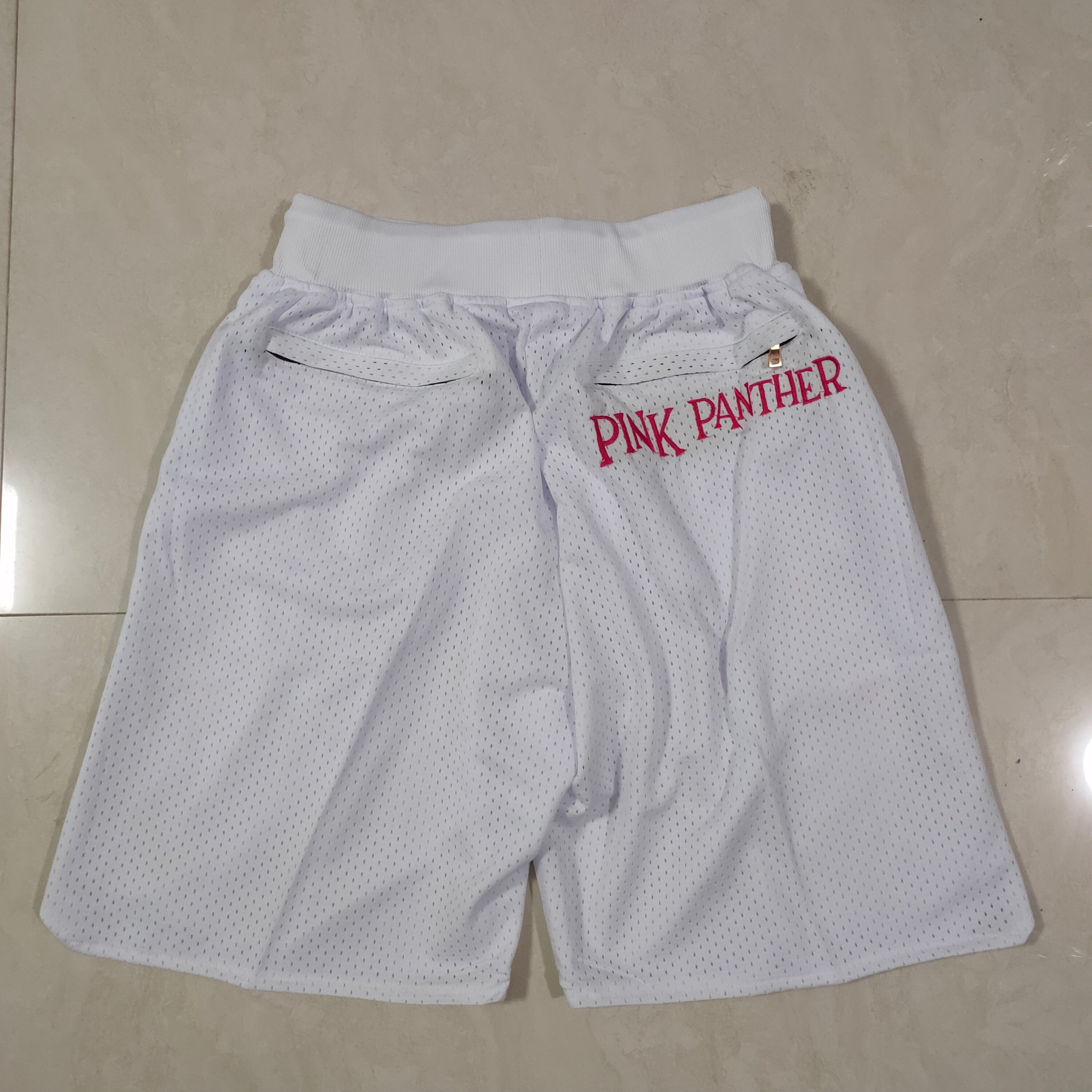 Miami Heat Pink Panther White Pocket Shorts
