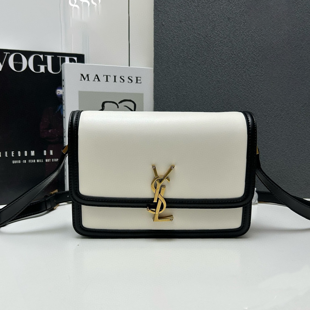 Saint Laurent YSL Solferino Canvas Box Bag(Replica)