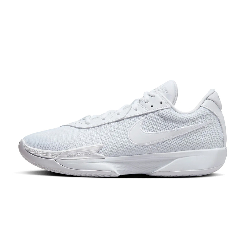 Nike Air Zoom GT Cut Academy Triple White Basketball Shoes For Men