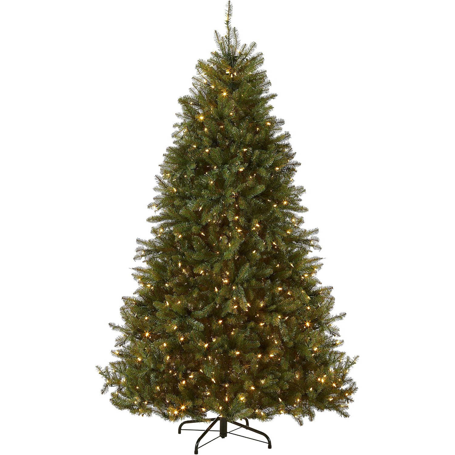 National Tree Company 7.5ft Pre-Lit Dunhill Fir Artificial Christmas Tree