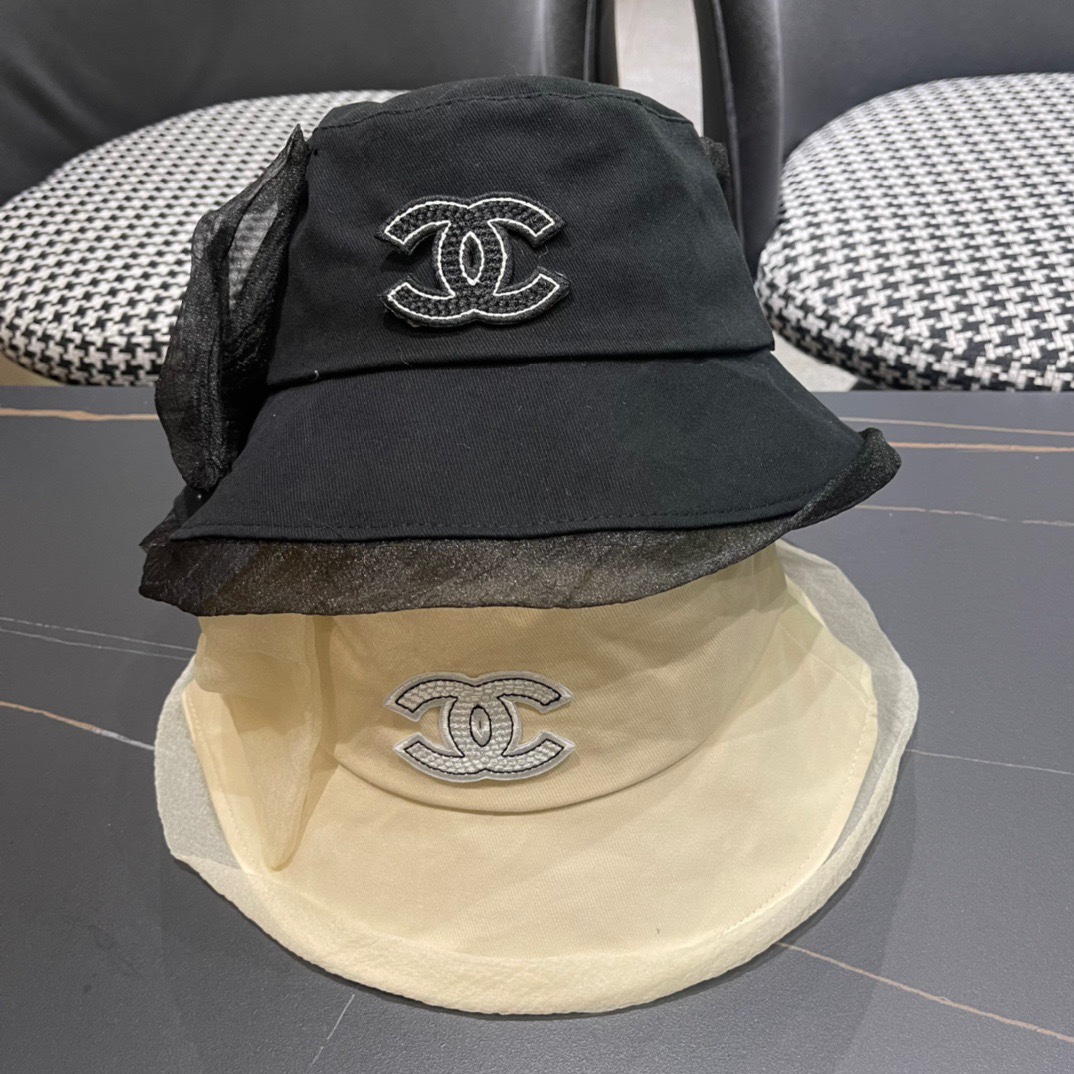 TOP CHANEL Versatile Fisherman Hat - 2 Colour