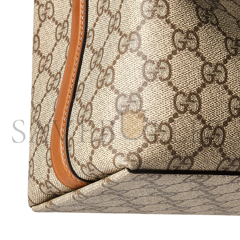 GUCCI GG EMBLEM SMALL BUCKET BAG 815118 (20.5*18*11.5cm)