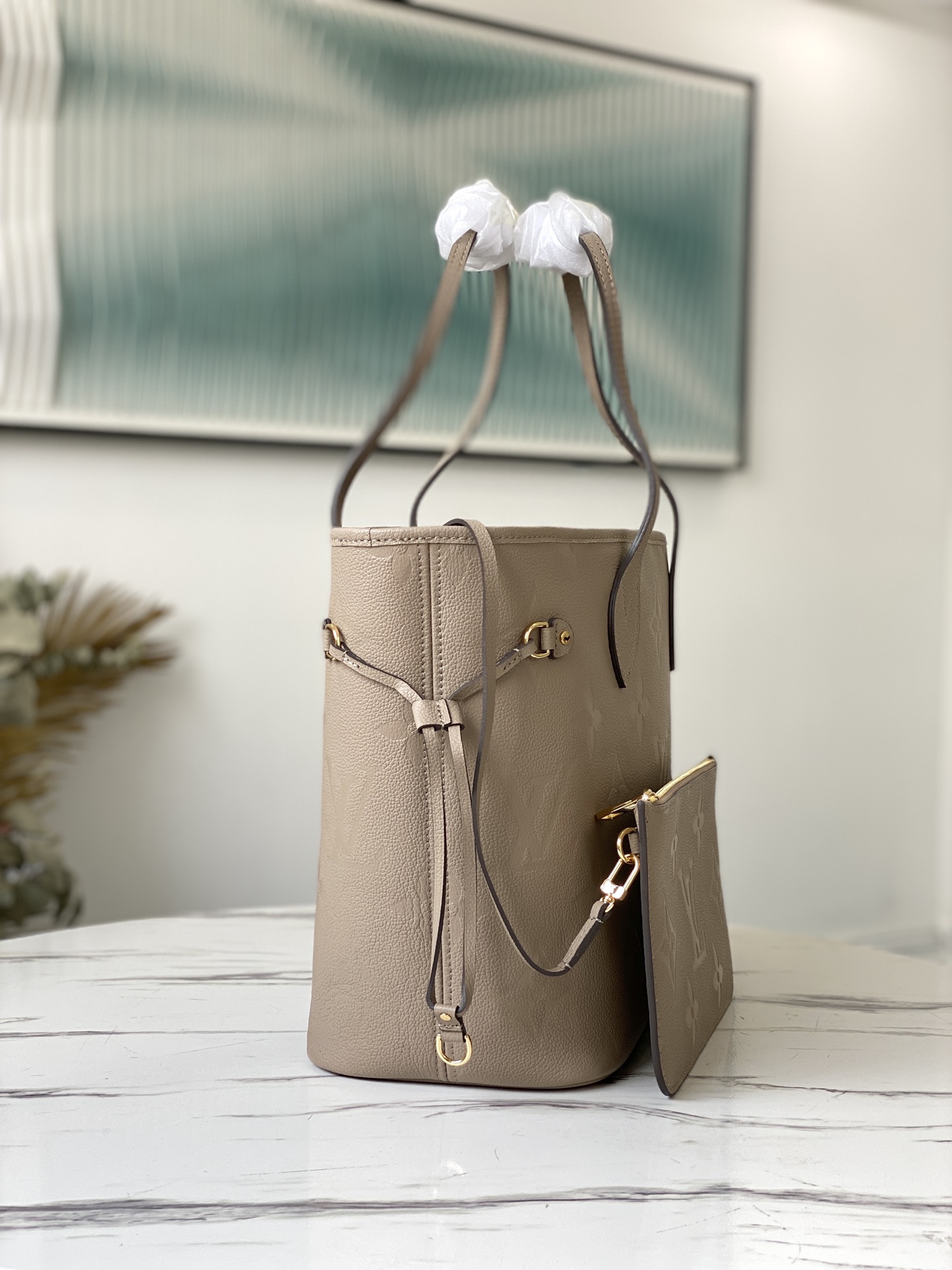 TJ Louis Vuitton Neverfull MM M45686 (Replica)