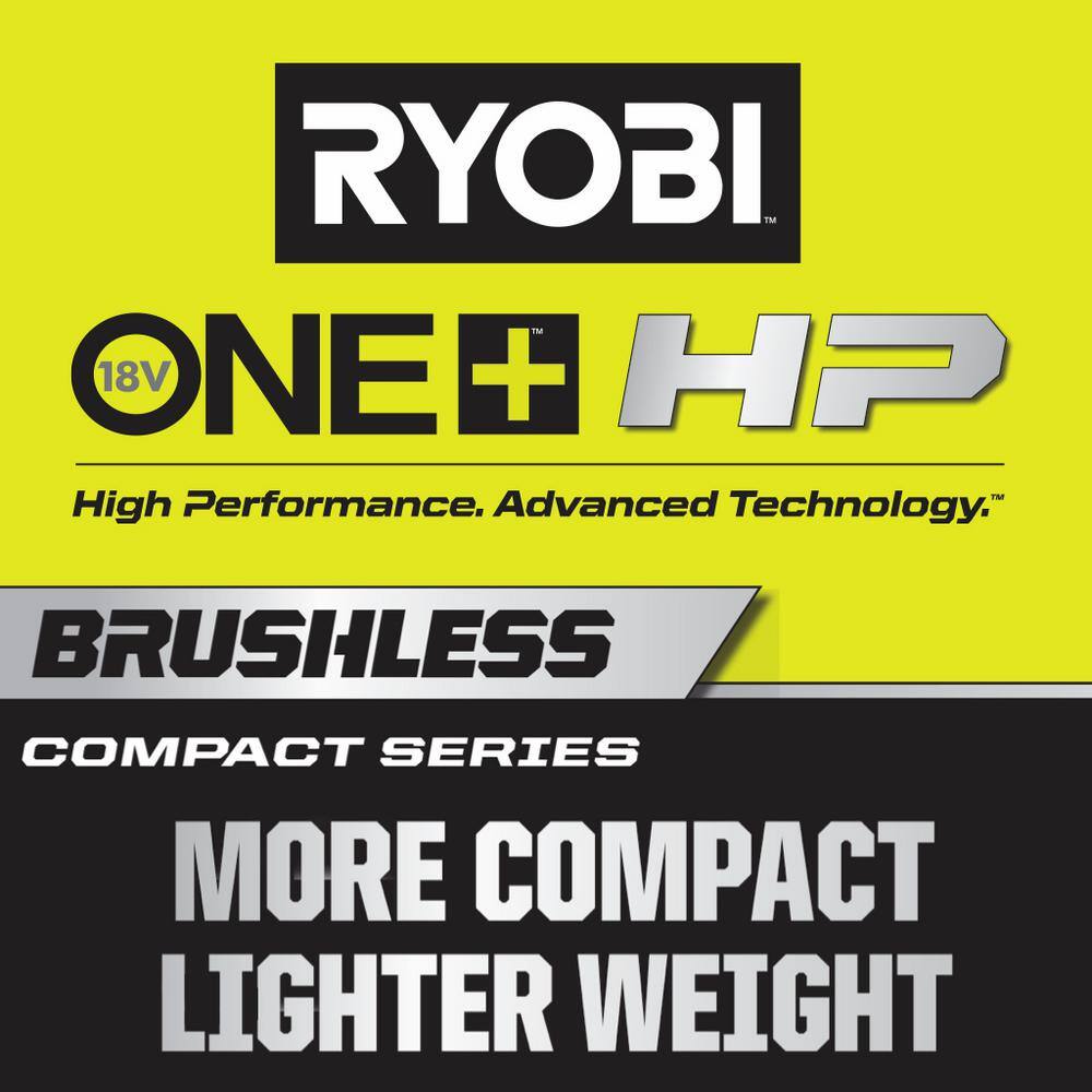 ONE+ HP 18V Brushless Cordless Compact 1/2 in 4 Mode Impact Wrench with 4.0 Ah HIGH PERFORMANCE Battery