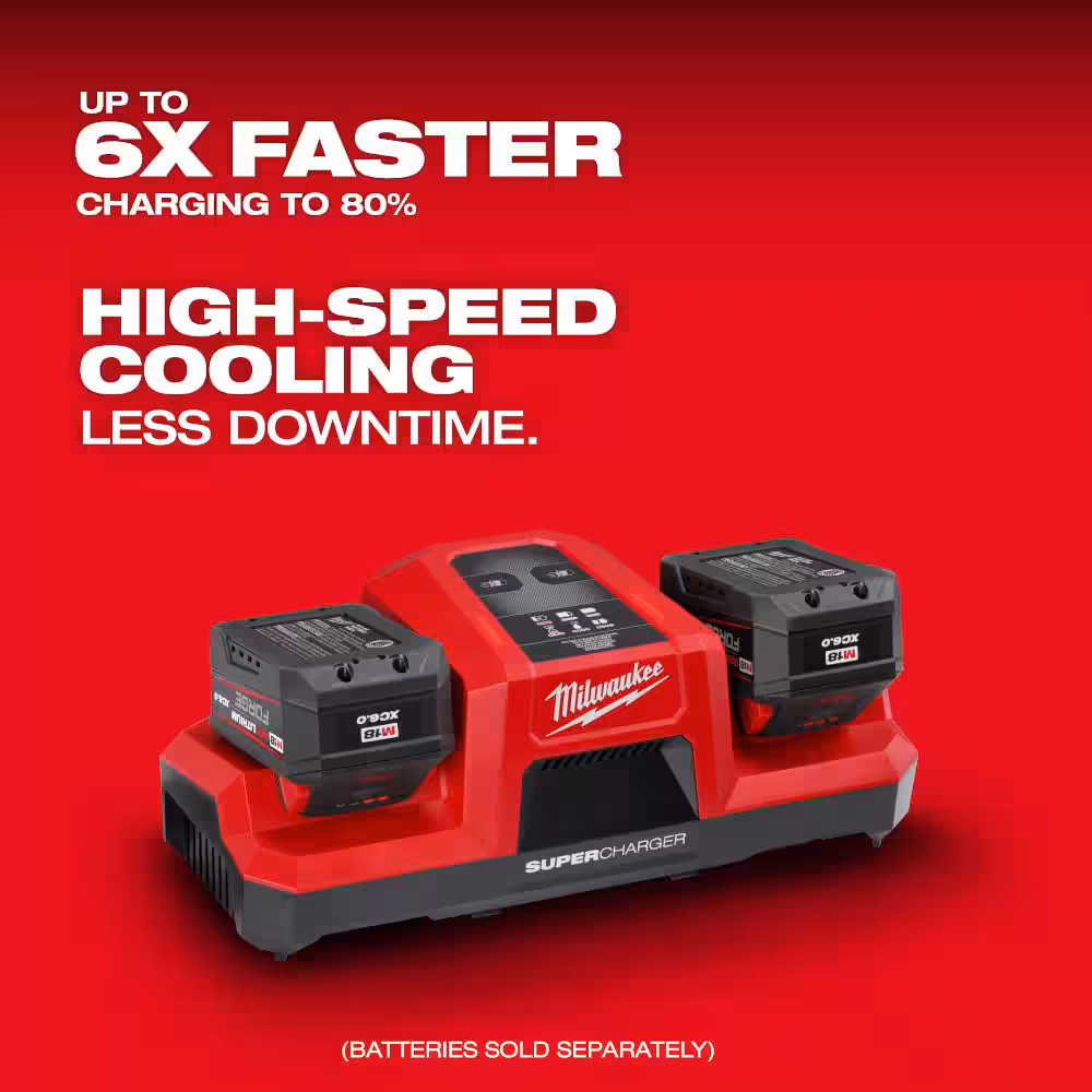 M18 18V Dual Bay Simultaneous Super Charger