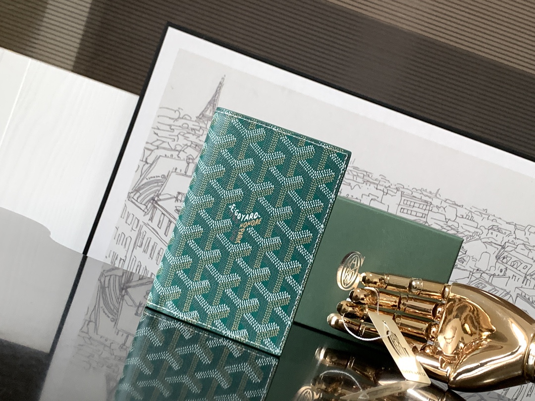 TOP Goyard Grenelle Passport Holder 1.5x10x14cm - 10 Color