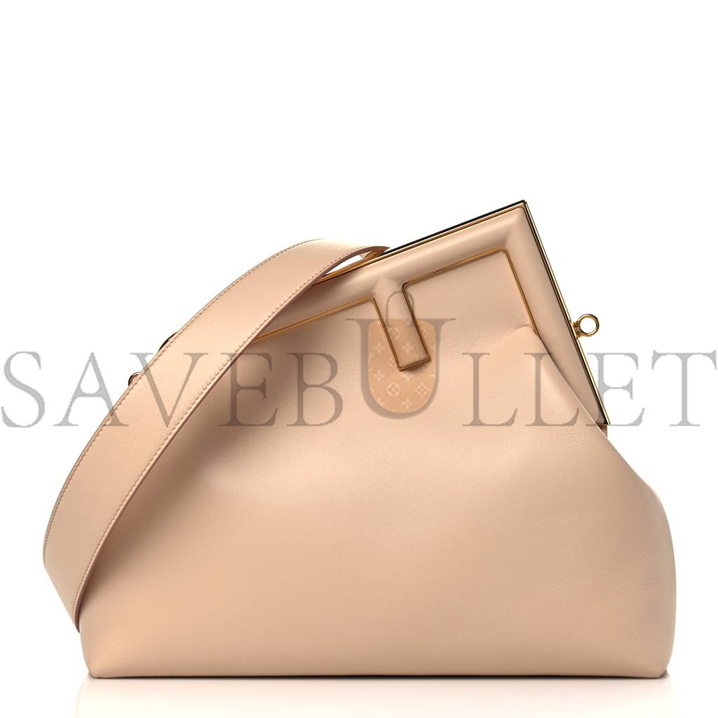 FENDI SHINY NAPPA MEDIUM FENDI FIRST POUDRE (32.5*23.5*15cm)