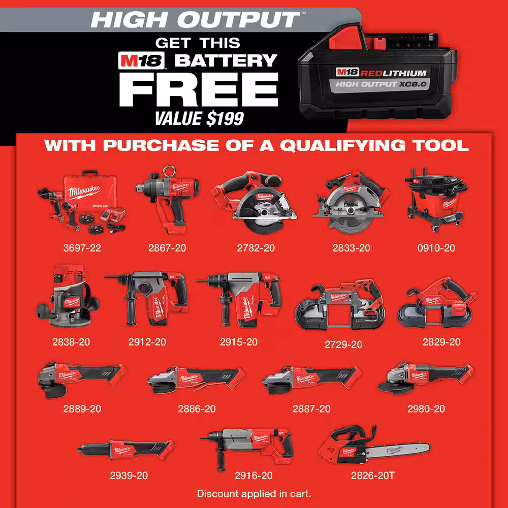 M18 FUEL 18V Lithium-Ion Brushless Cordless Hammer Drill and Impact Driver Combo Kit (2-Tool) with 2 Batteries