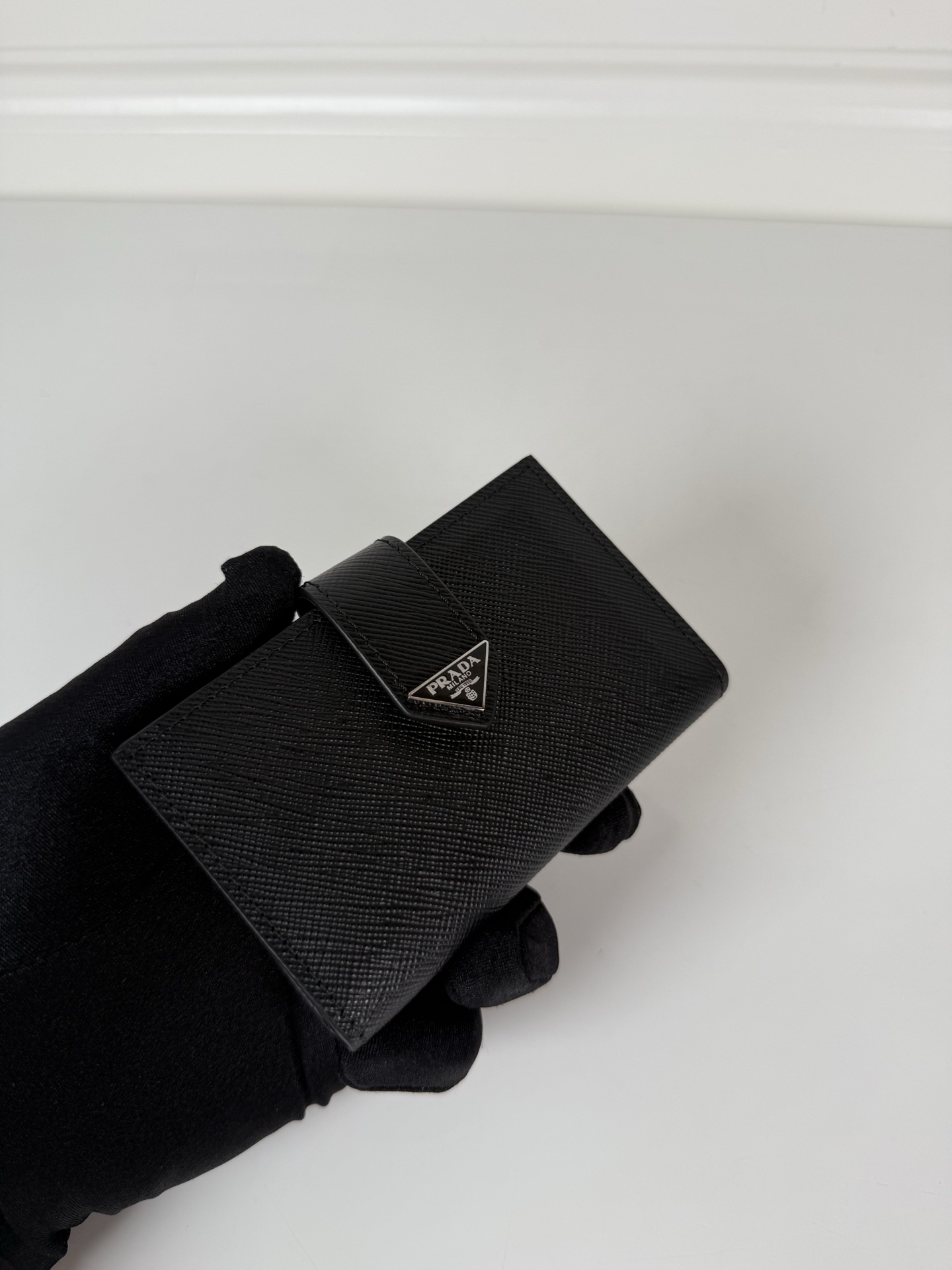 TOP PRADA Card Holder 11x7cm - Black