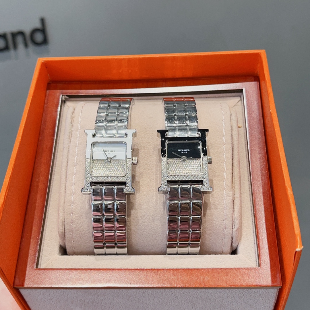 TOP HERMES Heure H Watch 21MM- 2 Colors